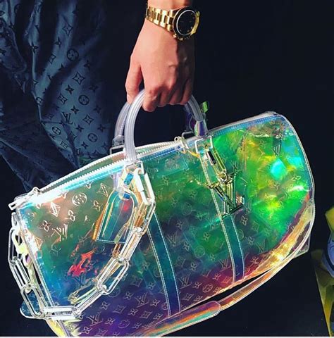 lv prism bag|louis vuitton travel bag clear.